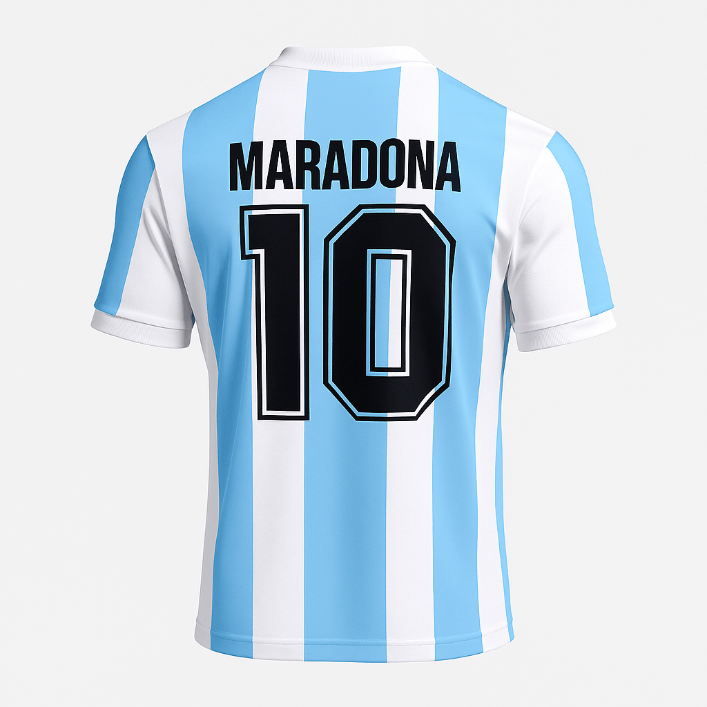 1986–88 Argentina Home Maradona #10
