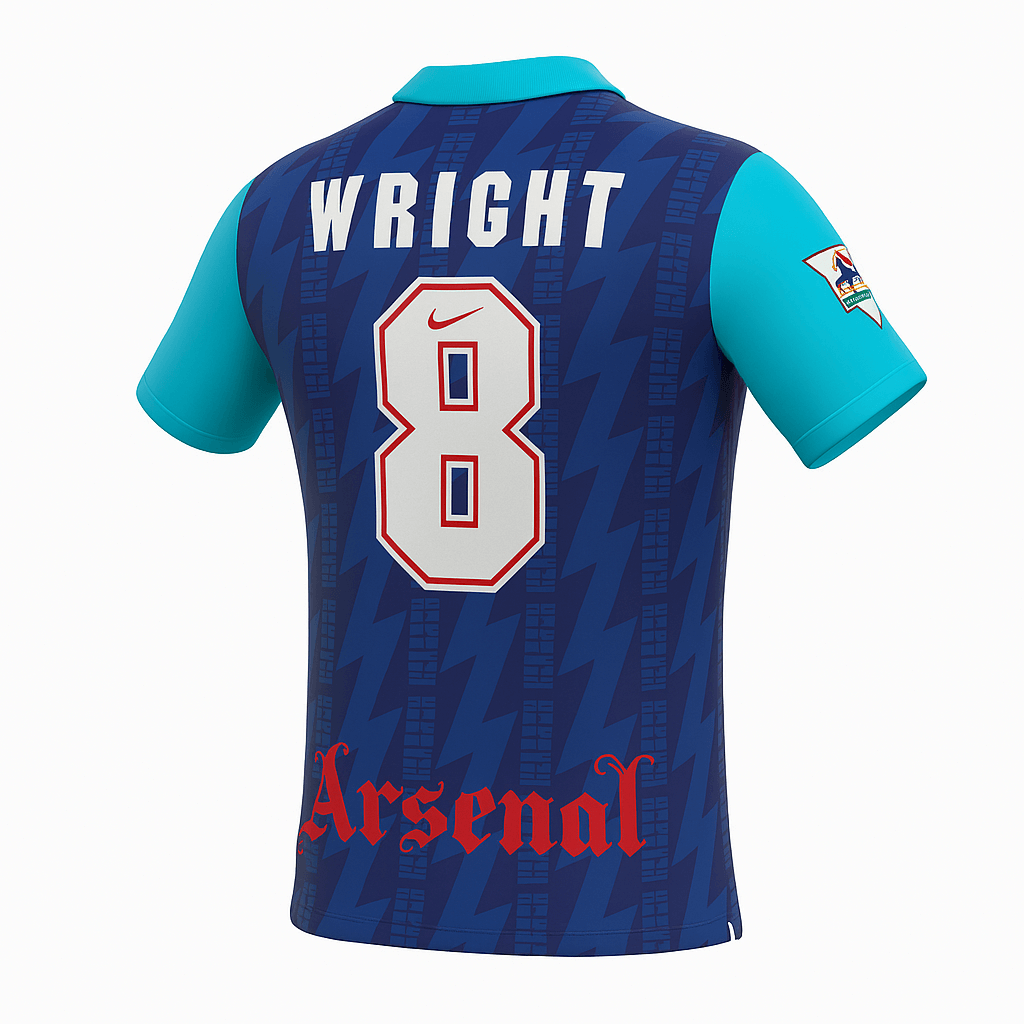 1993–94 Arsenal Away Wright #8