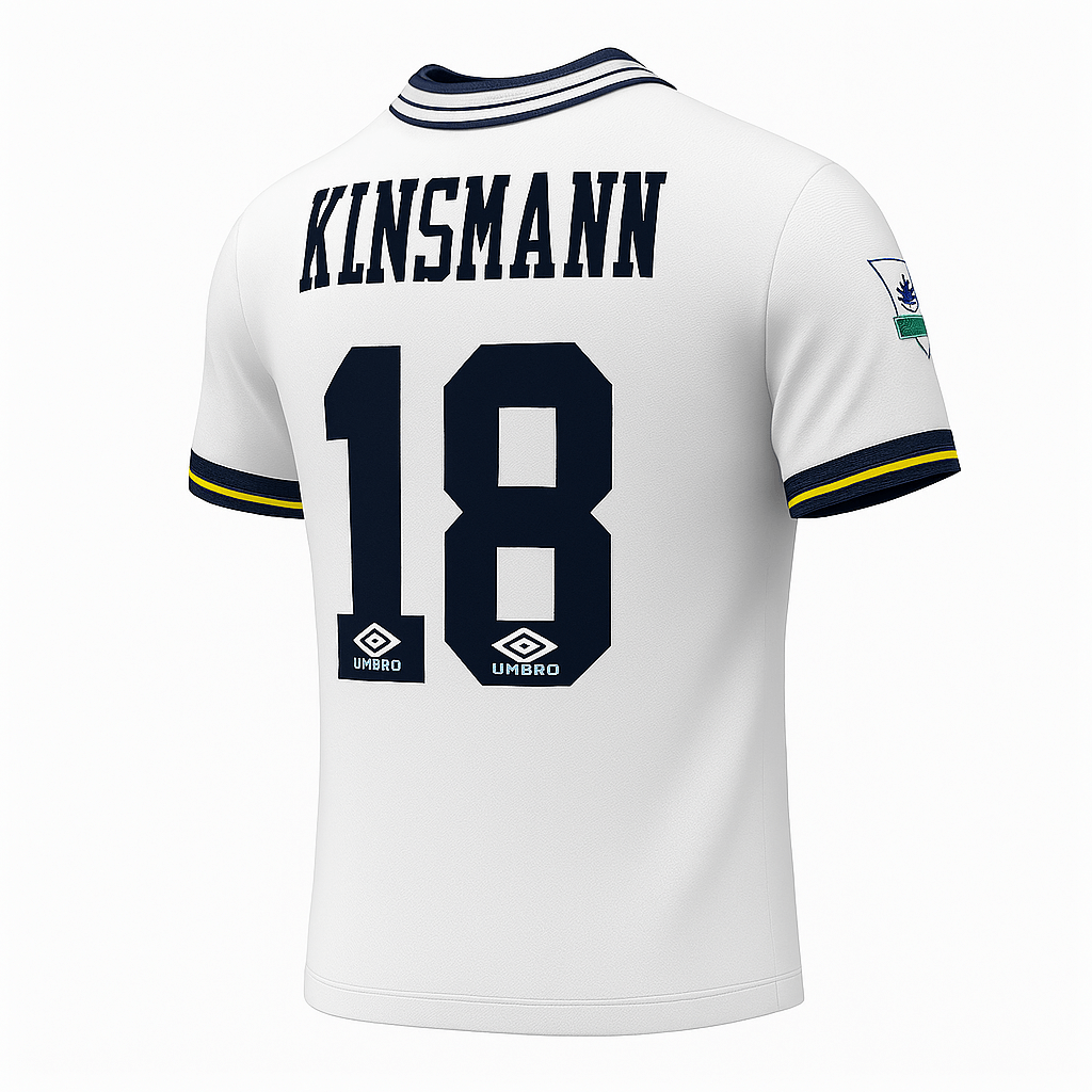 1993–95 Tottenham Home Klinsmann #18