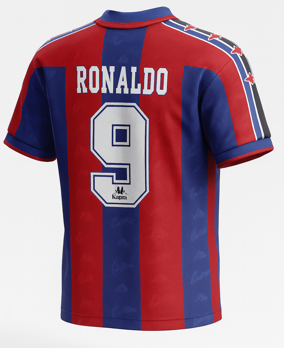 1995–97 Barcelona Home Ronaldo #9
