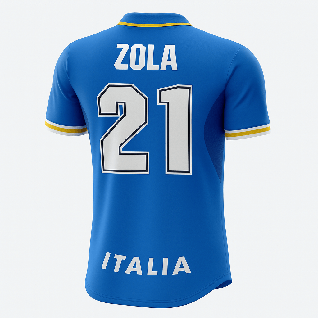 1996–97 Italy Home Zola #21