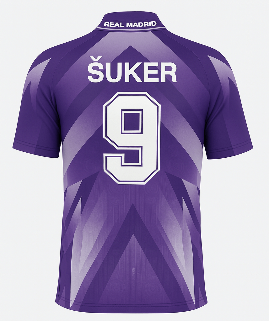 1996–97 Real Madrid Away Suker #9