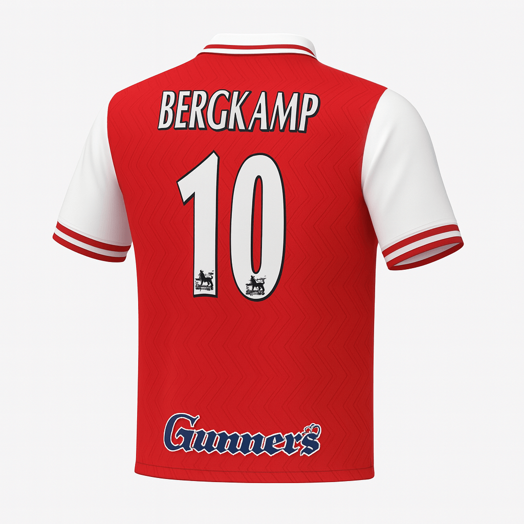 1996–98 Arsenal Home Bergkamp #10