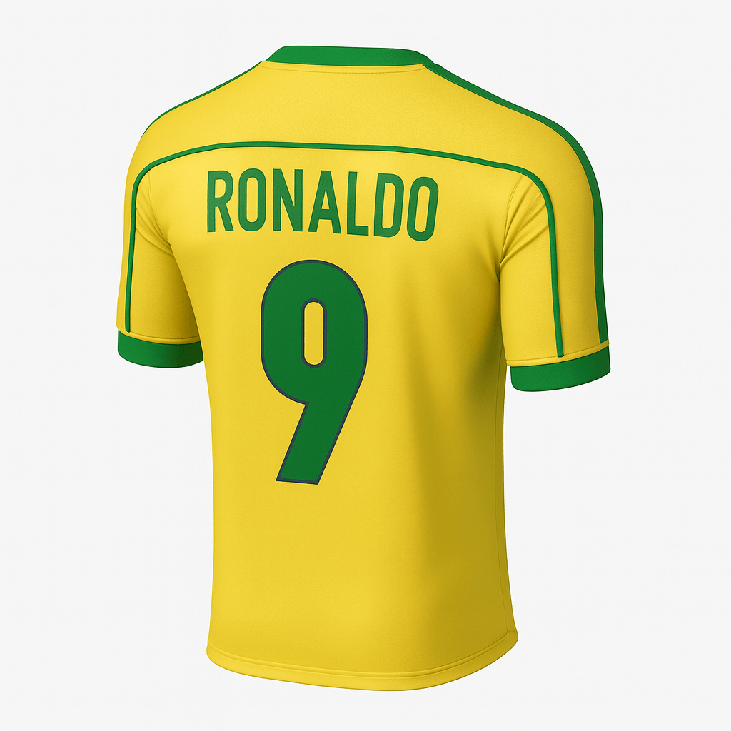 1998 Brazil Home Ronaldo #9