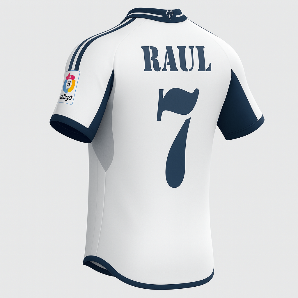 2000–01 Real Madrid Home Raul #7