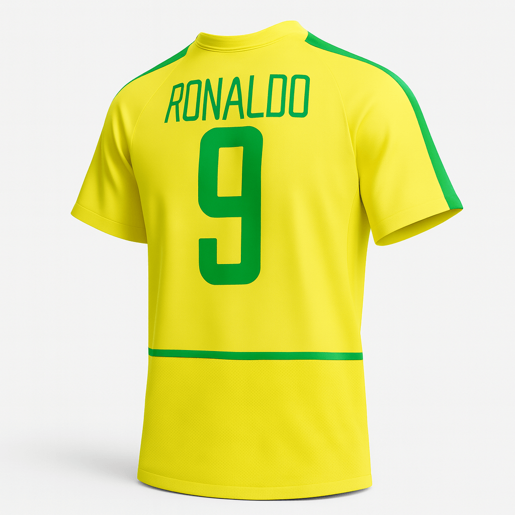 2002 Brazil Home Ronaldo #9
