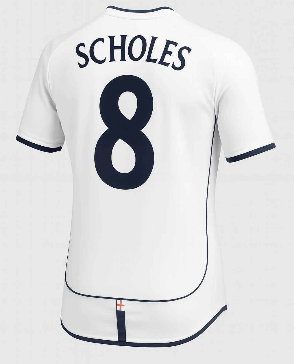 2002 England Home Scholes #8