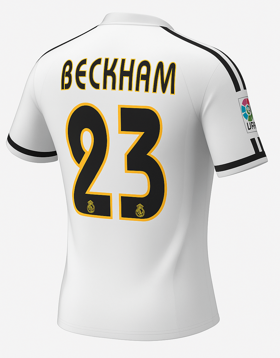 2003–04 Real Madrid Home Beckham #23