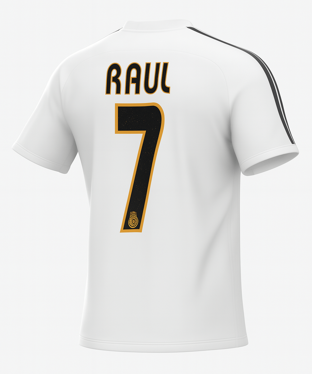 2003–04 Real Madrid Home Raul #7