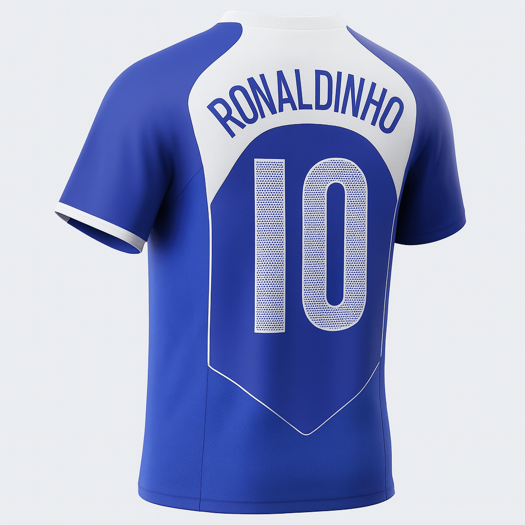 2004 Brazil Away Ronaldinho #10