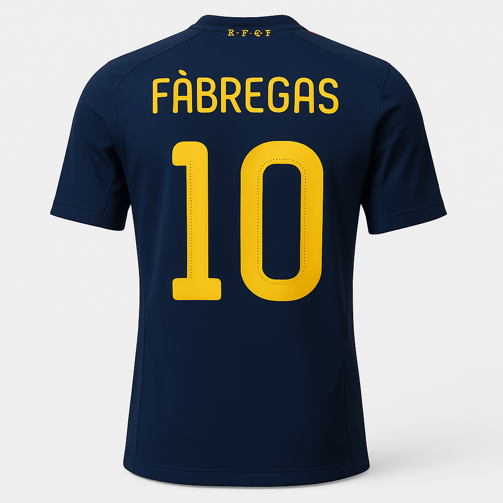 2010 Spain Away Fabregas #10