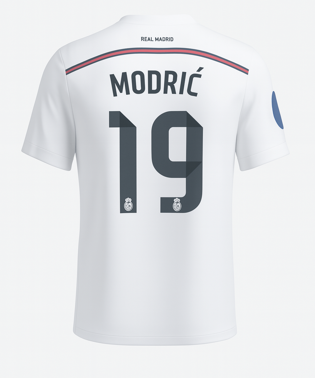 2014–15 Real Madrid Home Modric #19