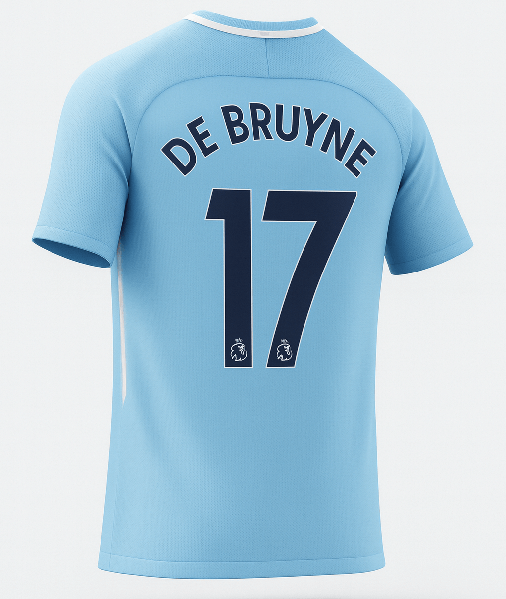 2017–18 Manchester City Home De Bruyne #17
