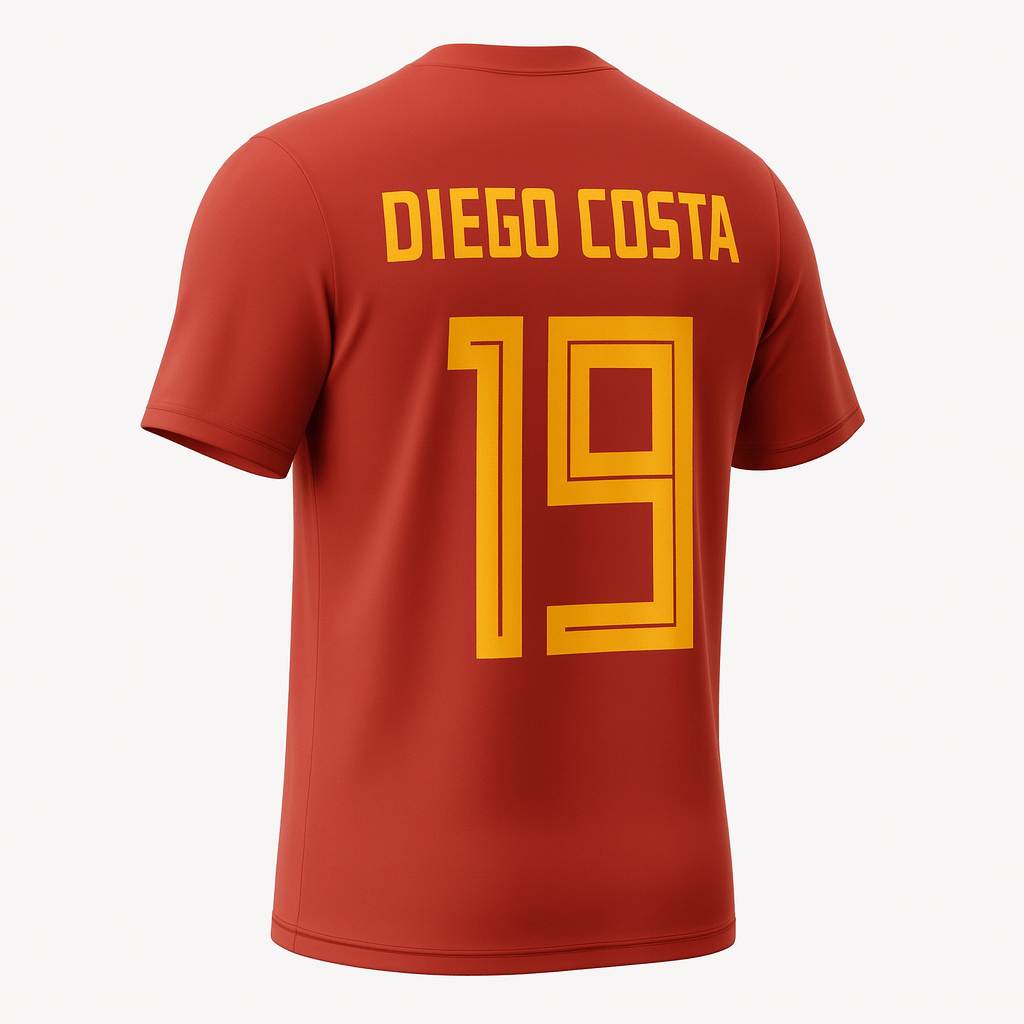 2018 Spain Home Diego Costa #19