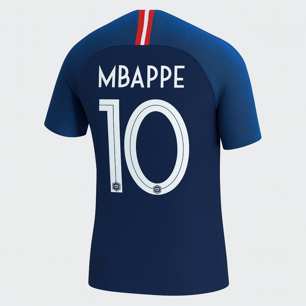 2018 France Home Mbappe #10
