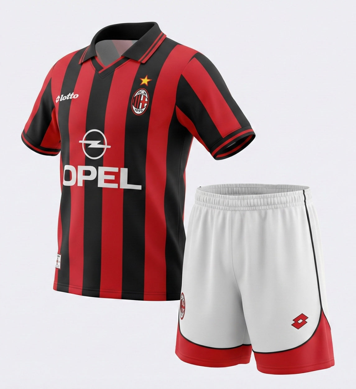 AC Milan Home 1997/1998 Kids Kit