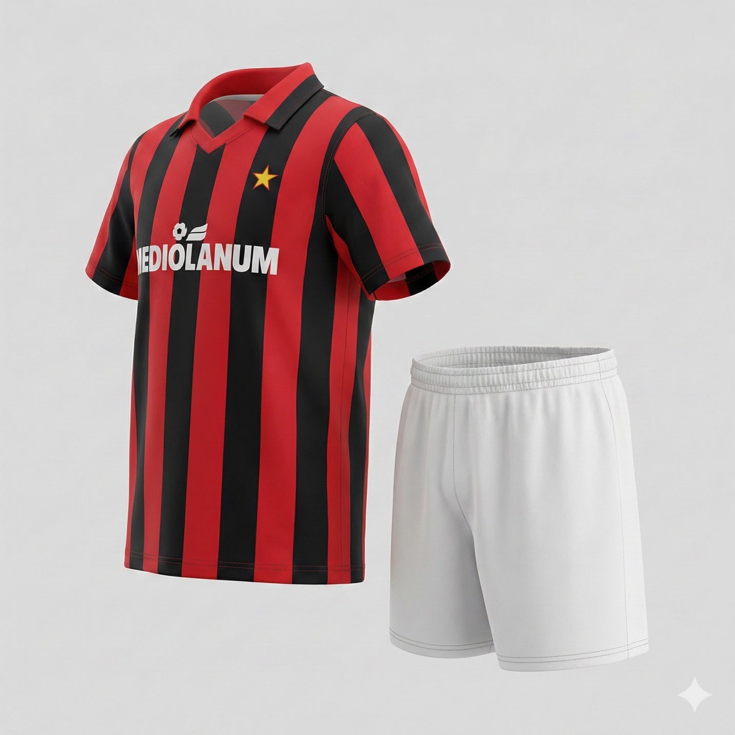 AC Milan Home 1990/1991 Kids Kit