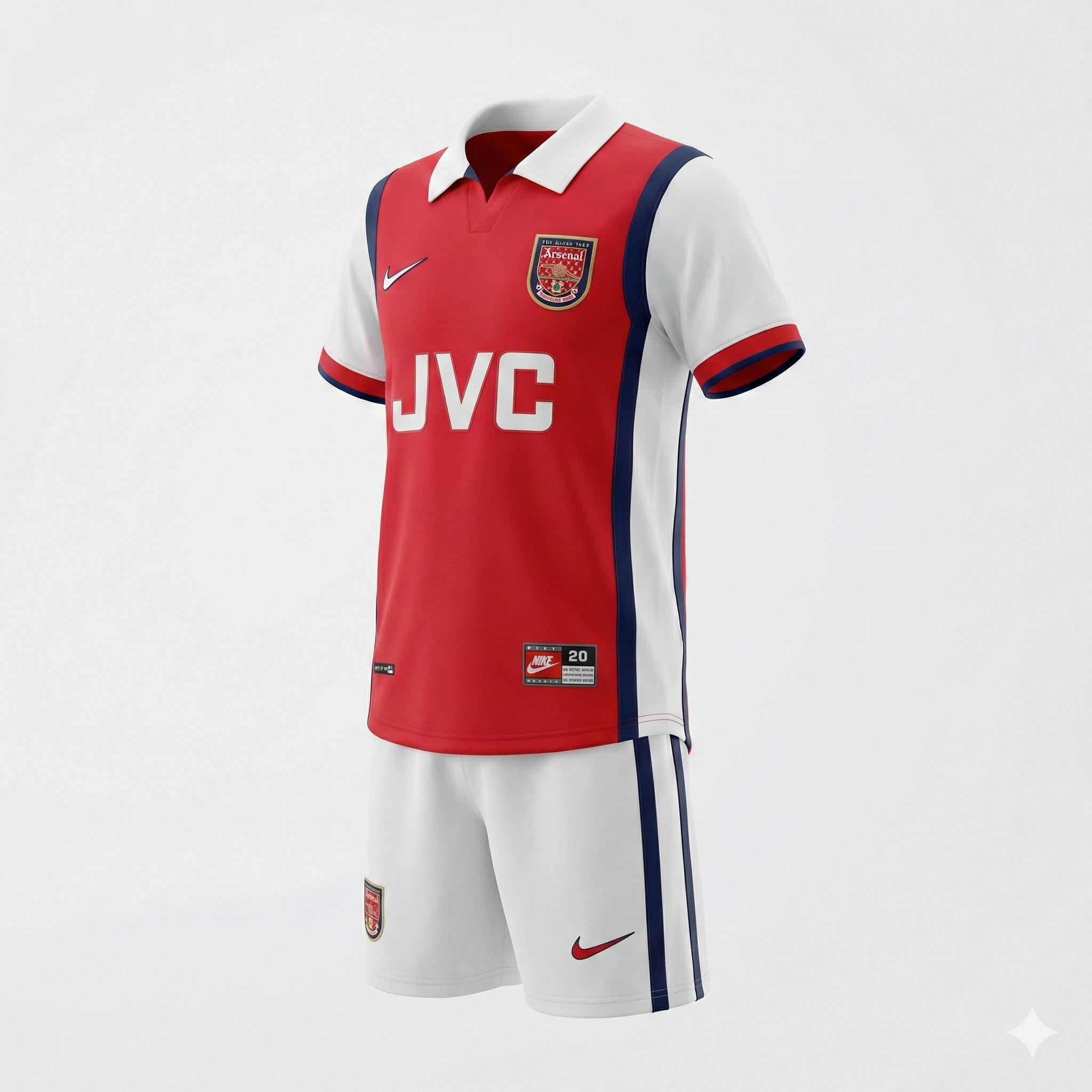 Arsenal Home 1998/1999 Kids Kit