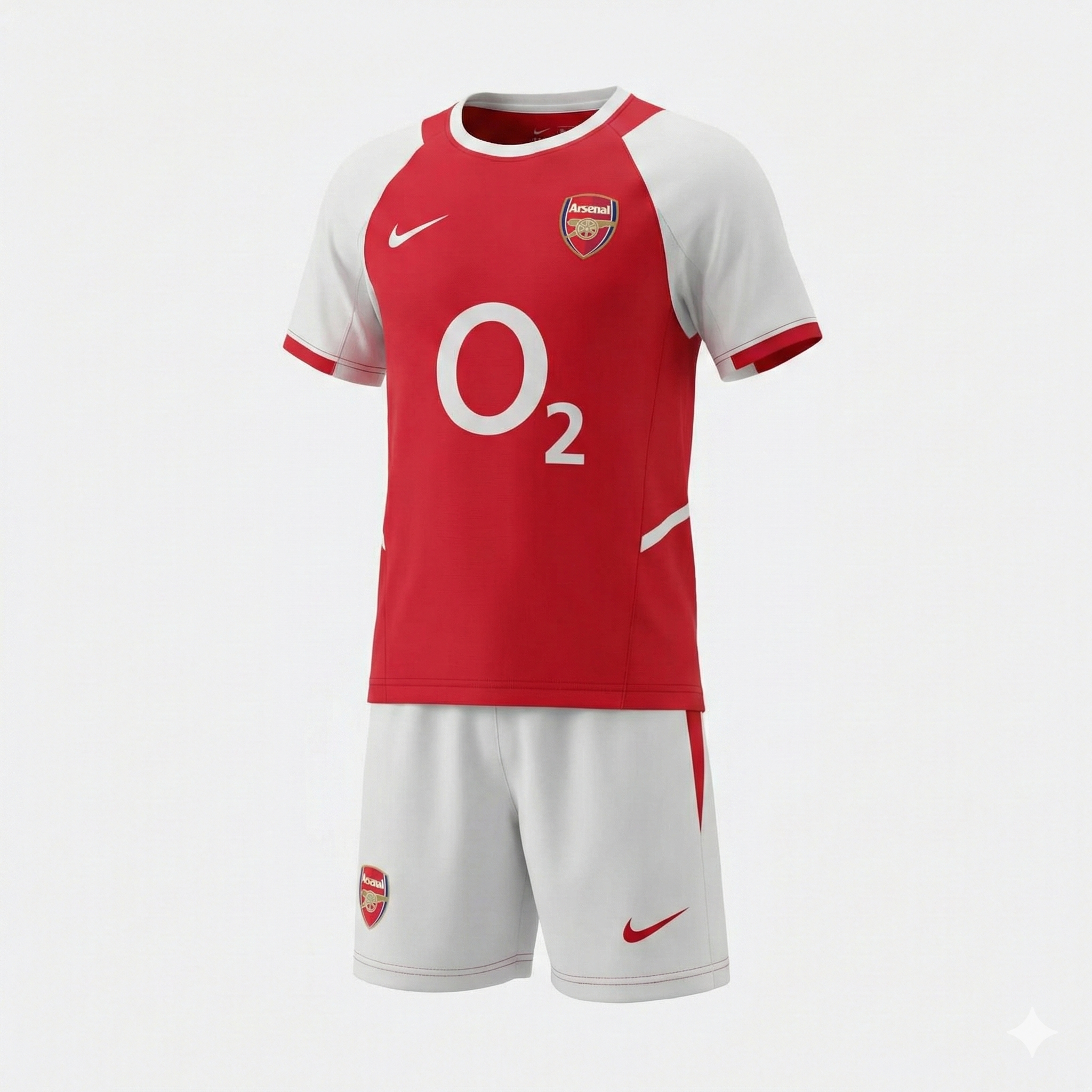 Arsenal Home 2002/2004 Kids Kit