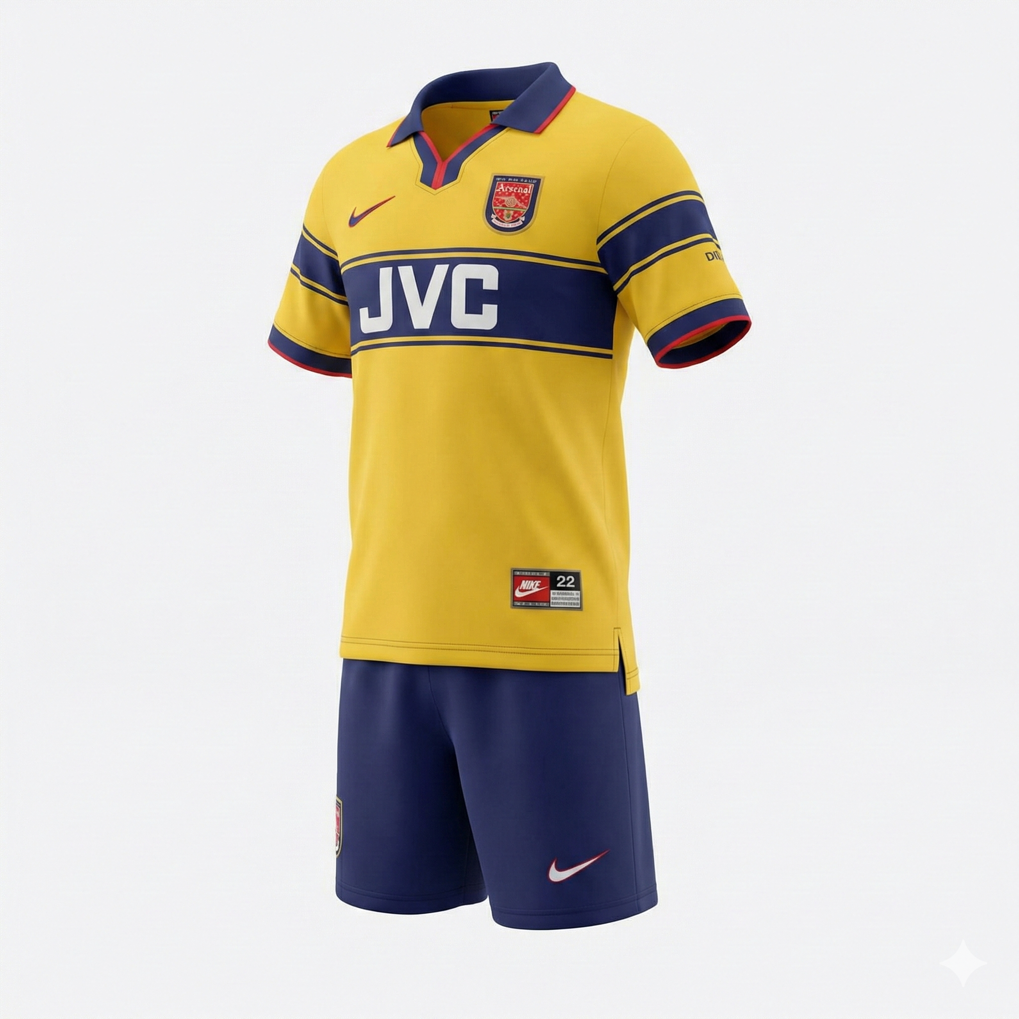 Arsenal Away 1997/1998 Kids Kit