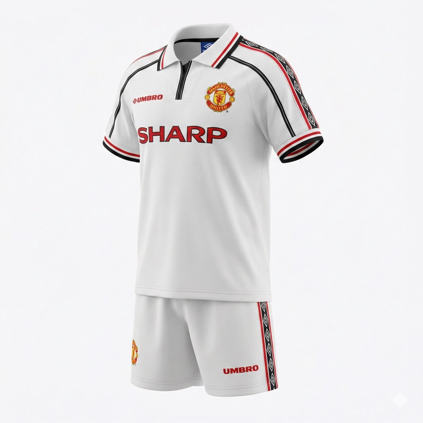 Manchester United Away 1998 Kids Kit