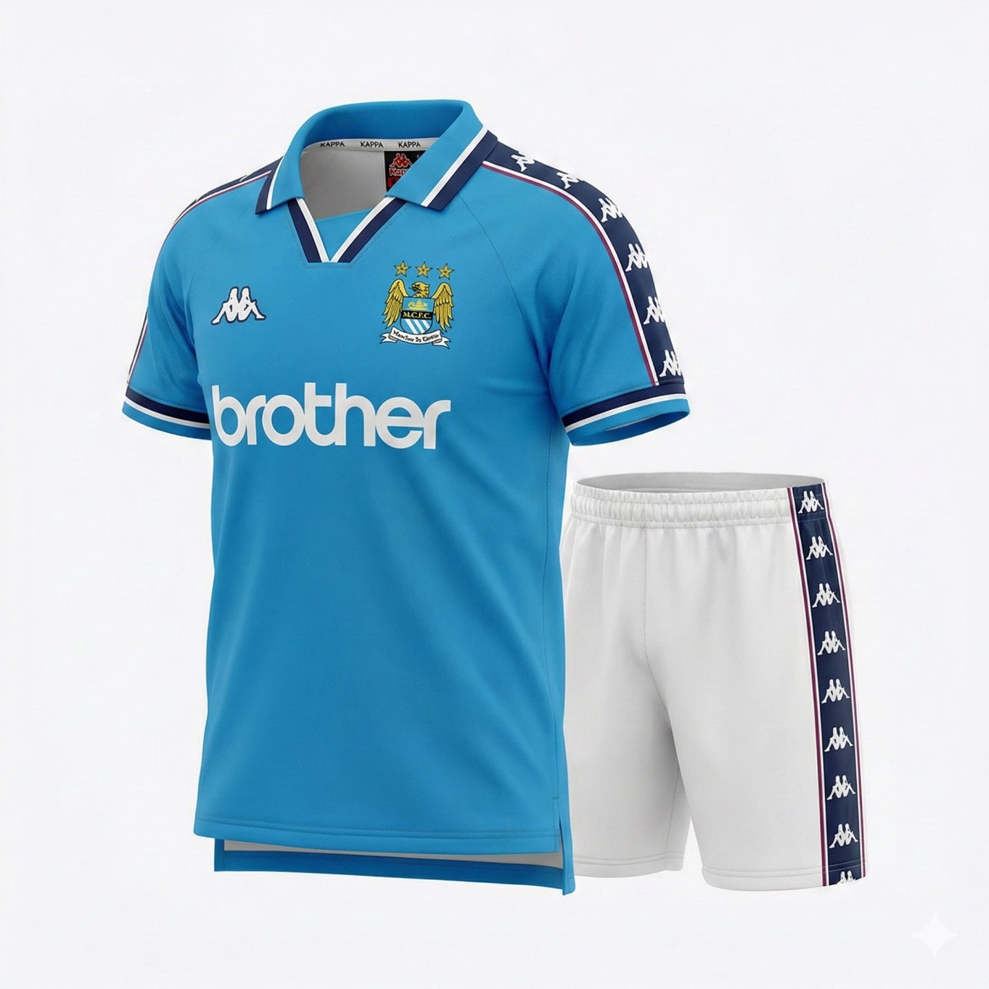 Manchester City Home 1997/1998 Kids Kit