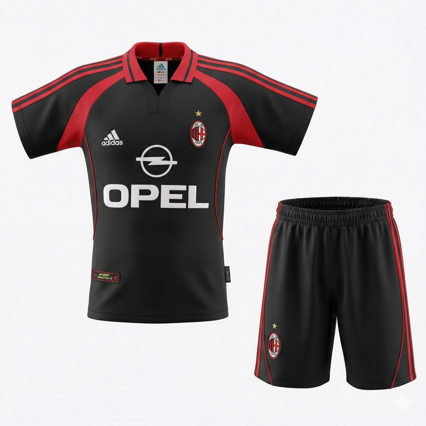 AC Milan Away 2000/2001 Kids Kit