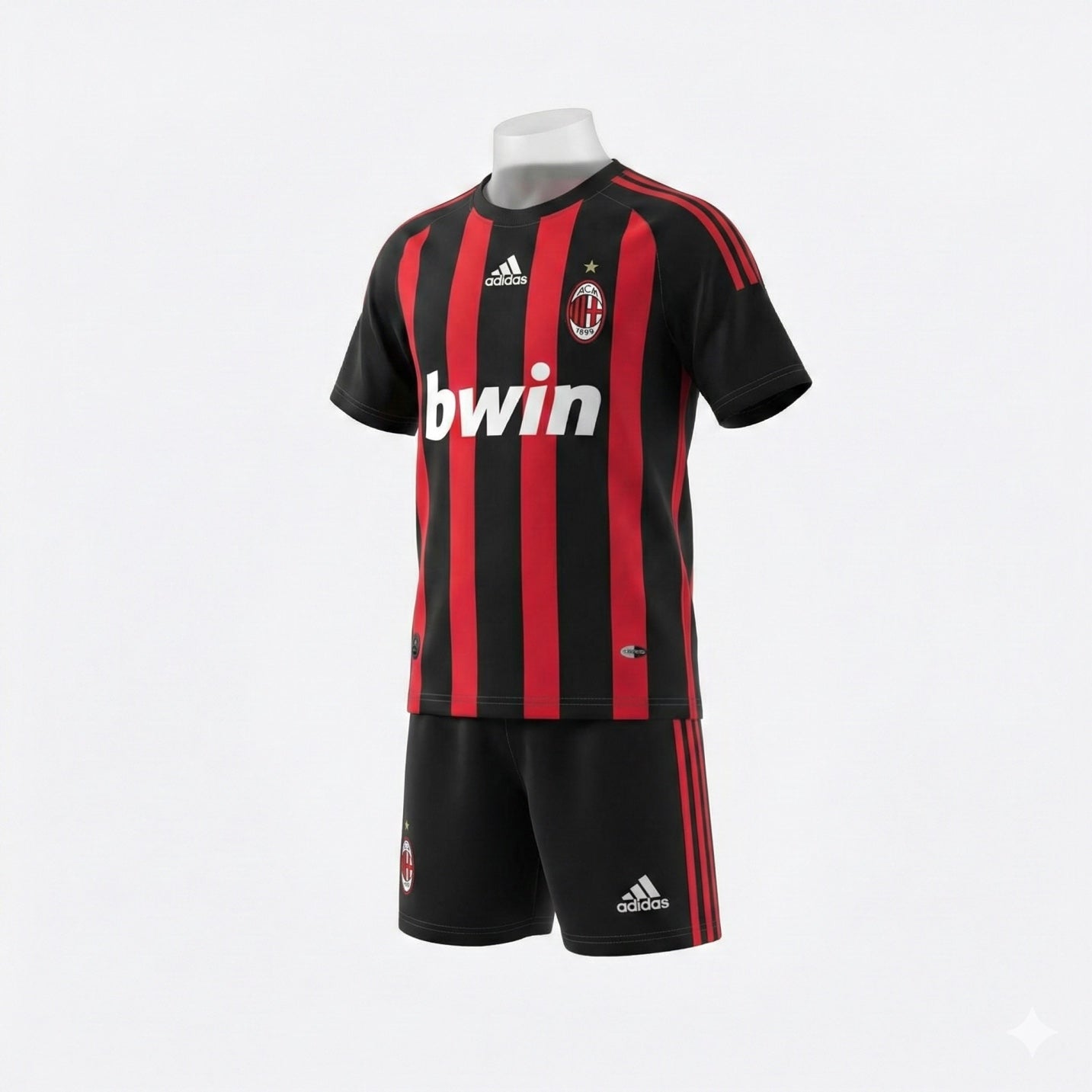 AC Milan Home 2008/2009 Kids Kit