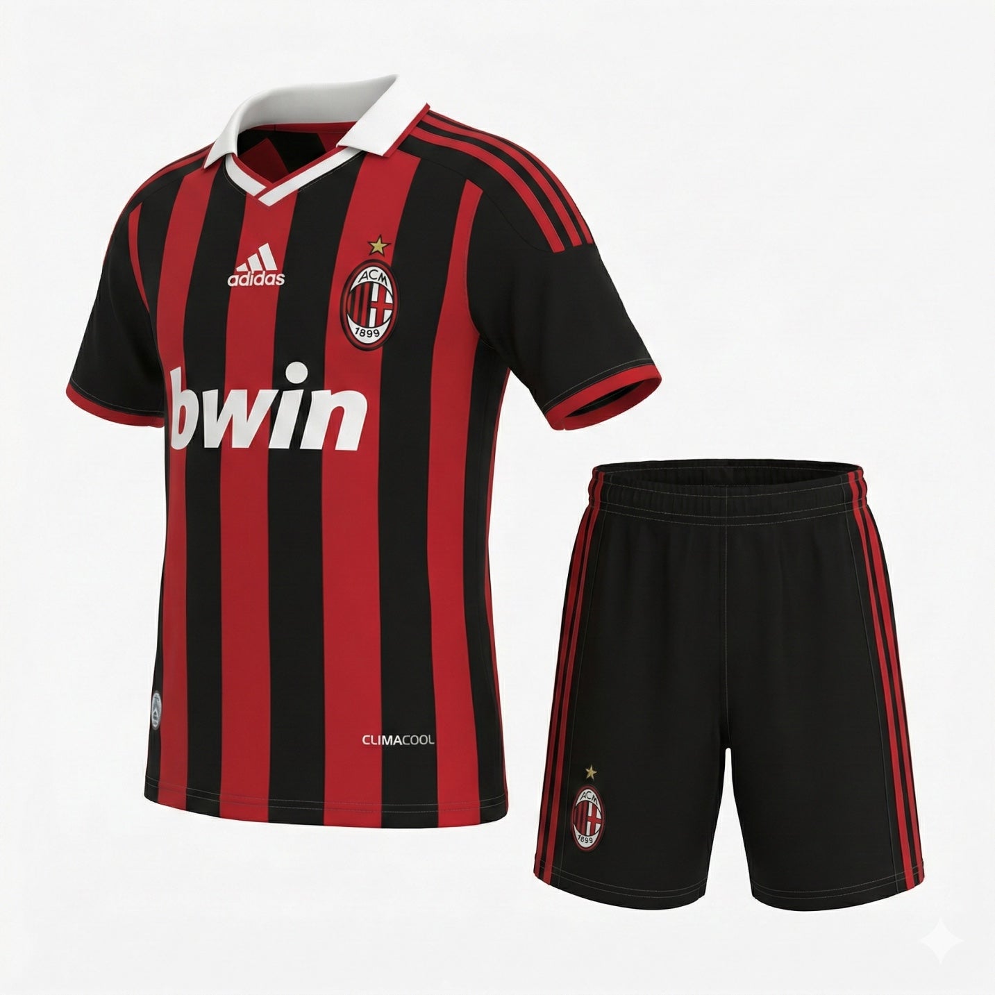 AC Milan Home 2009/2010 Kids Kit