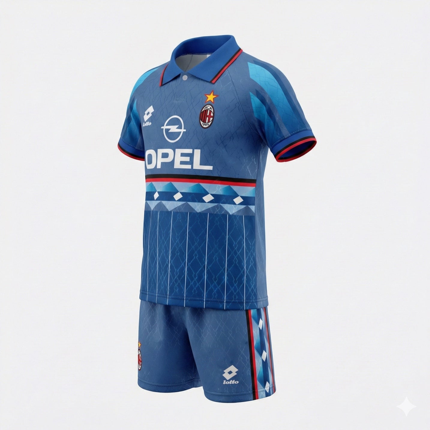 AC Milan Away 1995/1996 Kids Kit