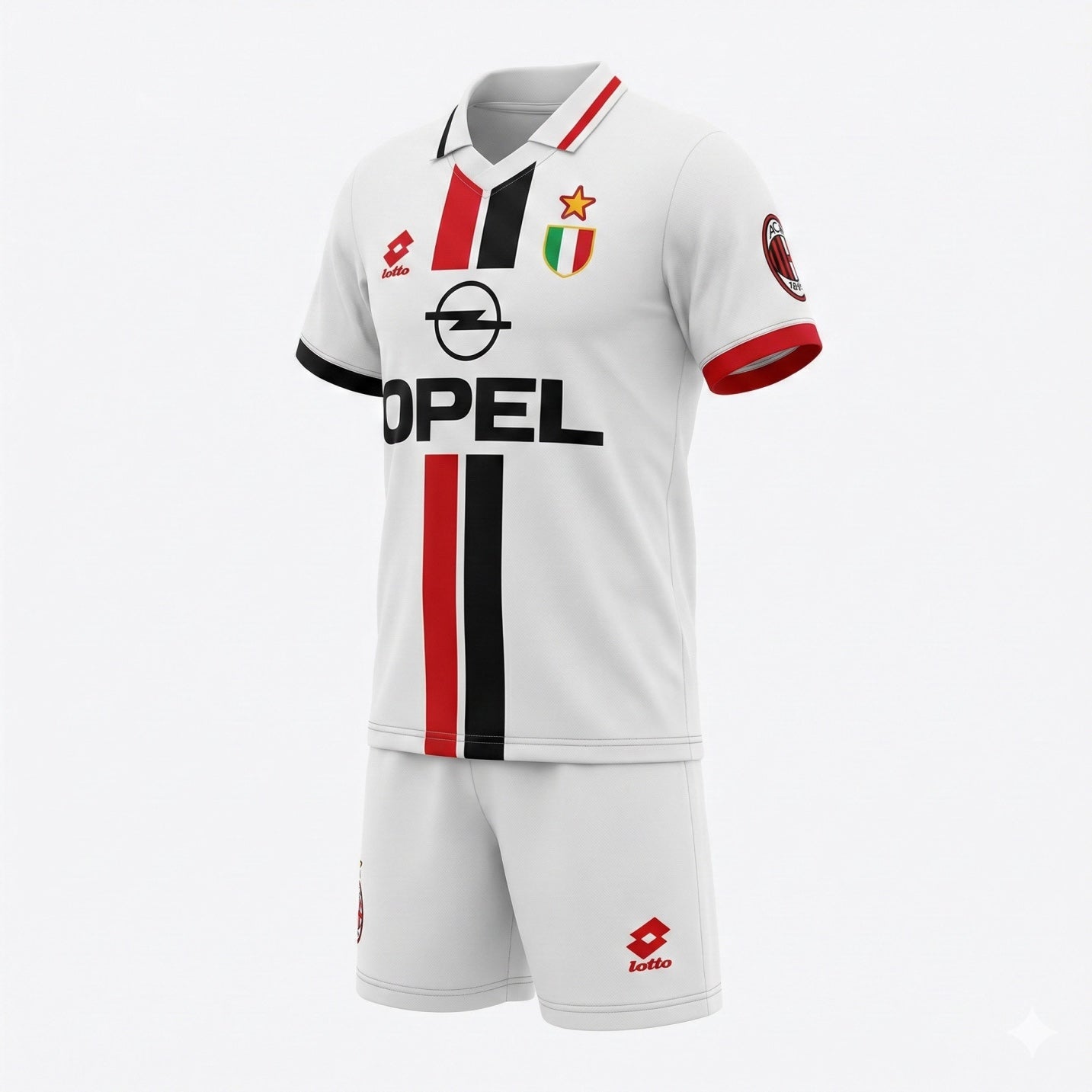 AC Milan Away 1996/1997 Kids Kit
