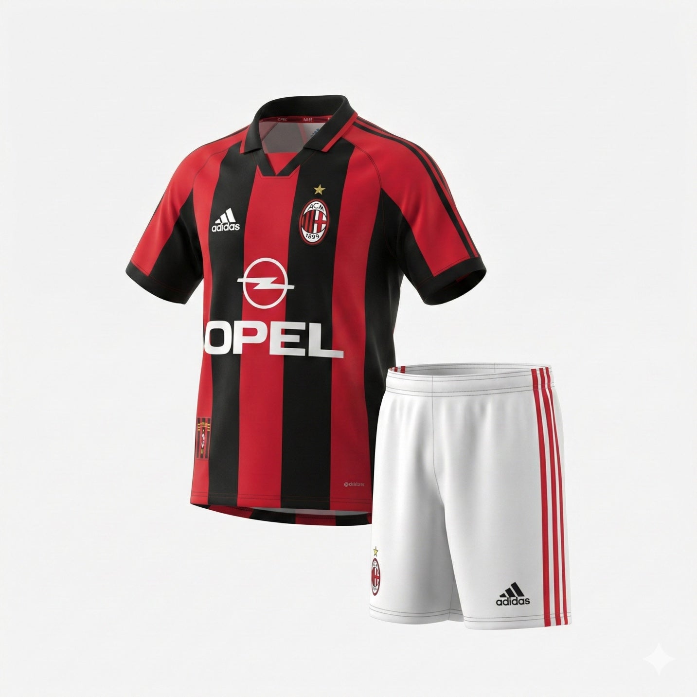 AC Milan Home 1998/1999 Kids Kit