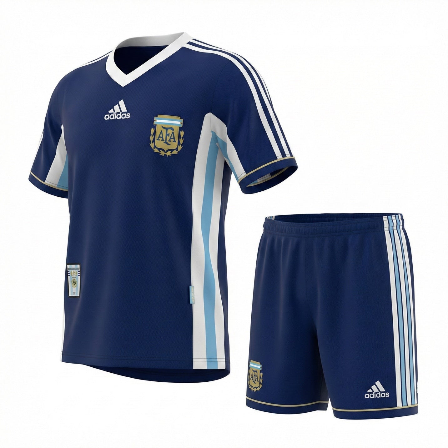 Argentina Away 1998 Kids Kit