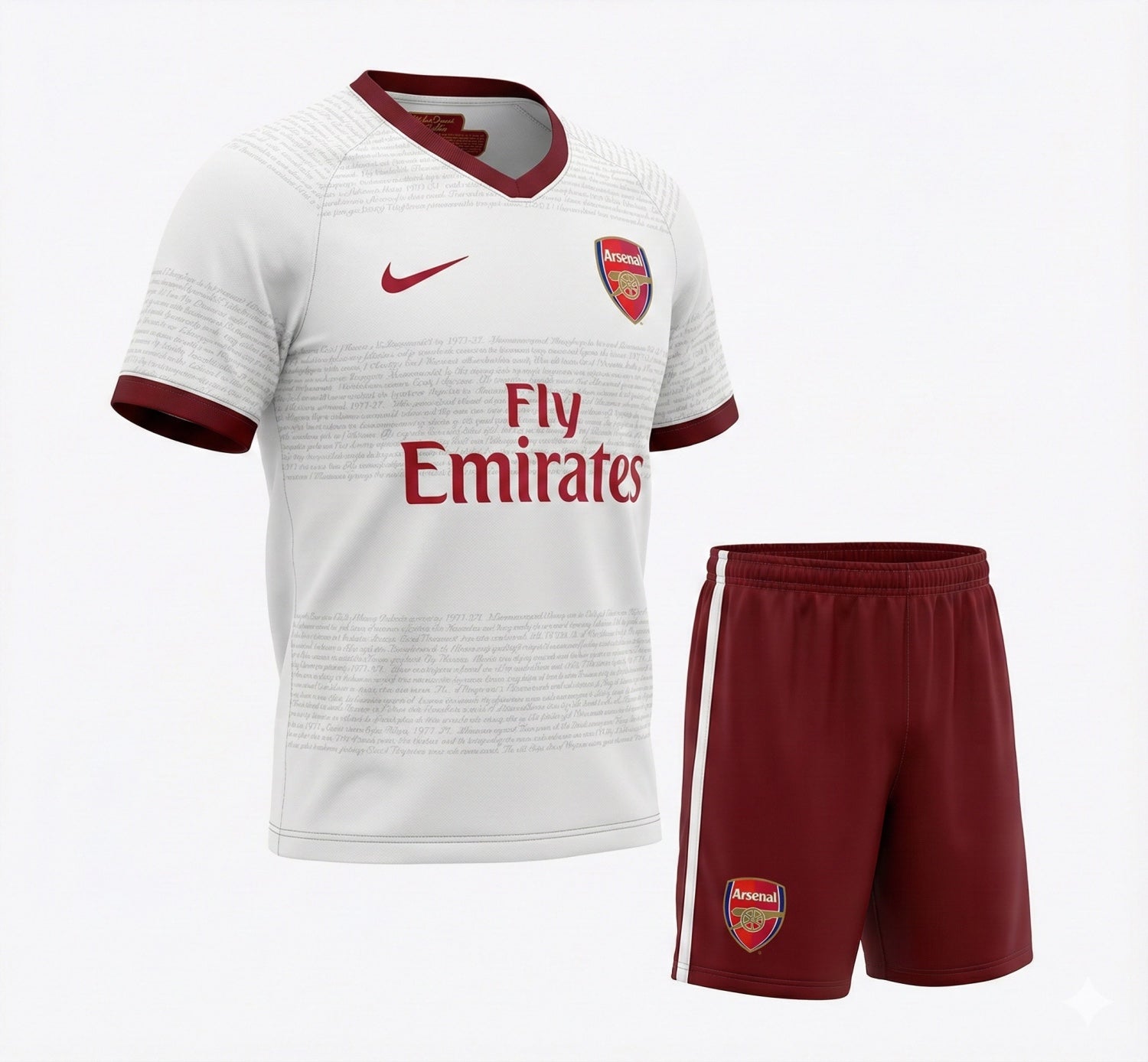 Arsenal Away 2007/2008 Kids Kit