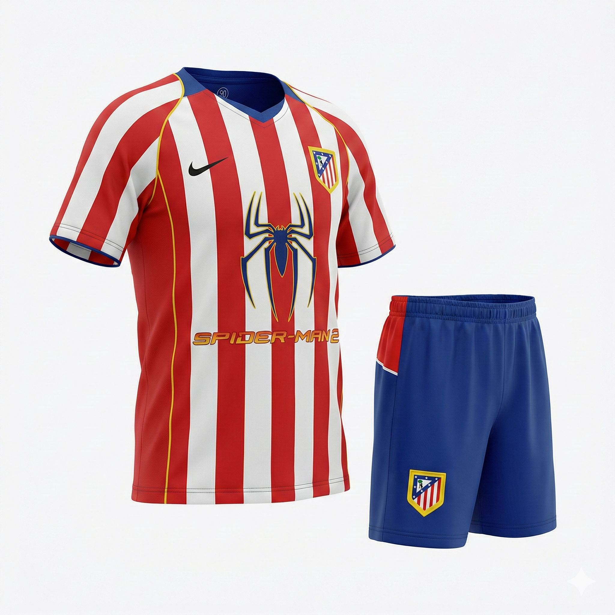 Atlético Madrid Home 2004/2005 Kids Kit