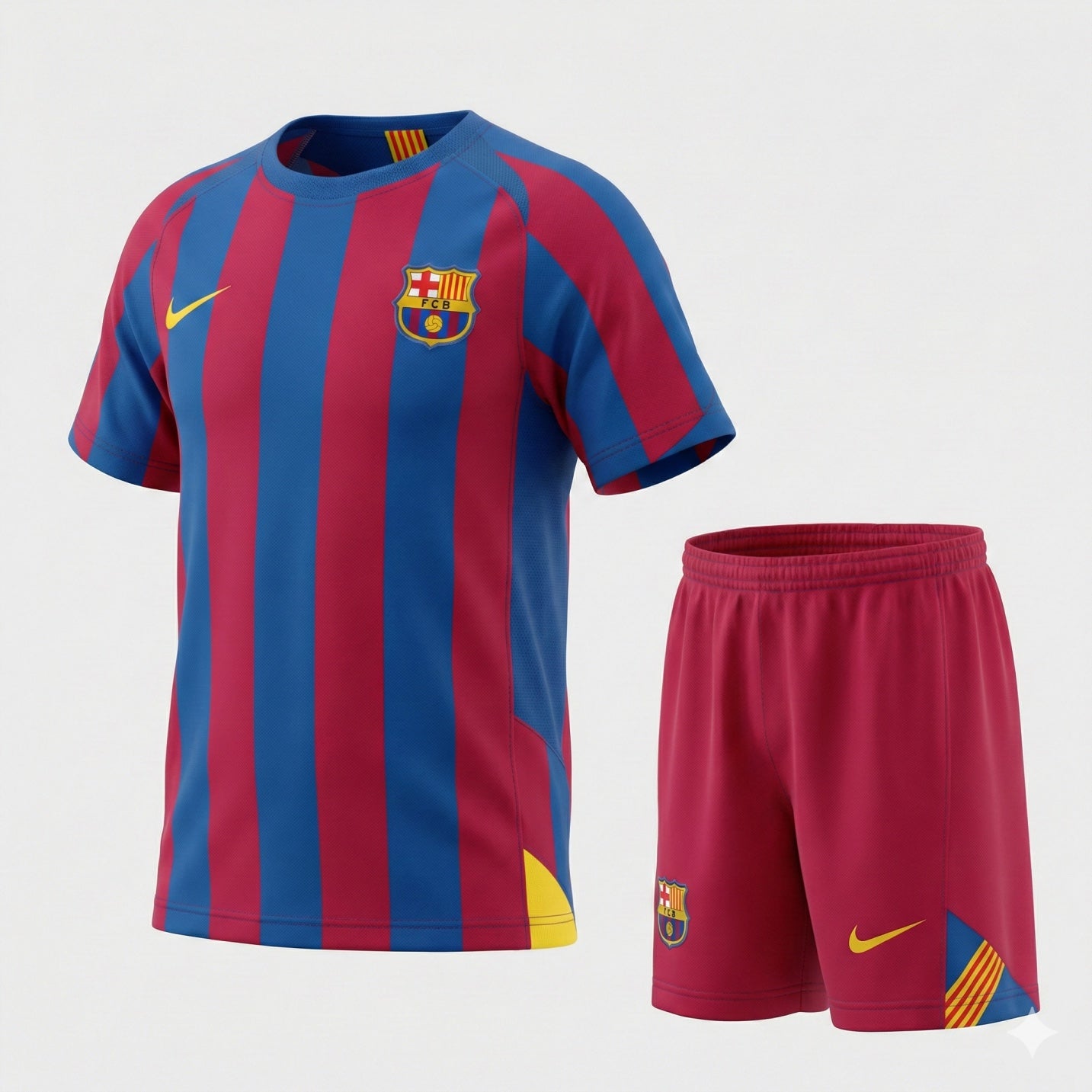 Barcelona Home 2005/2006 Kids Kit