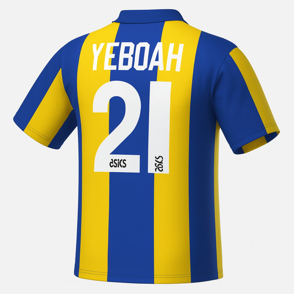 1993–95 Leeds United Away Yeboah #21
