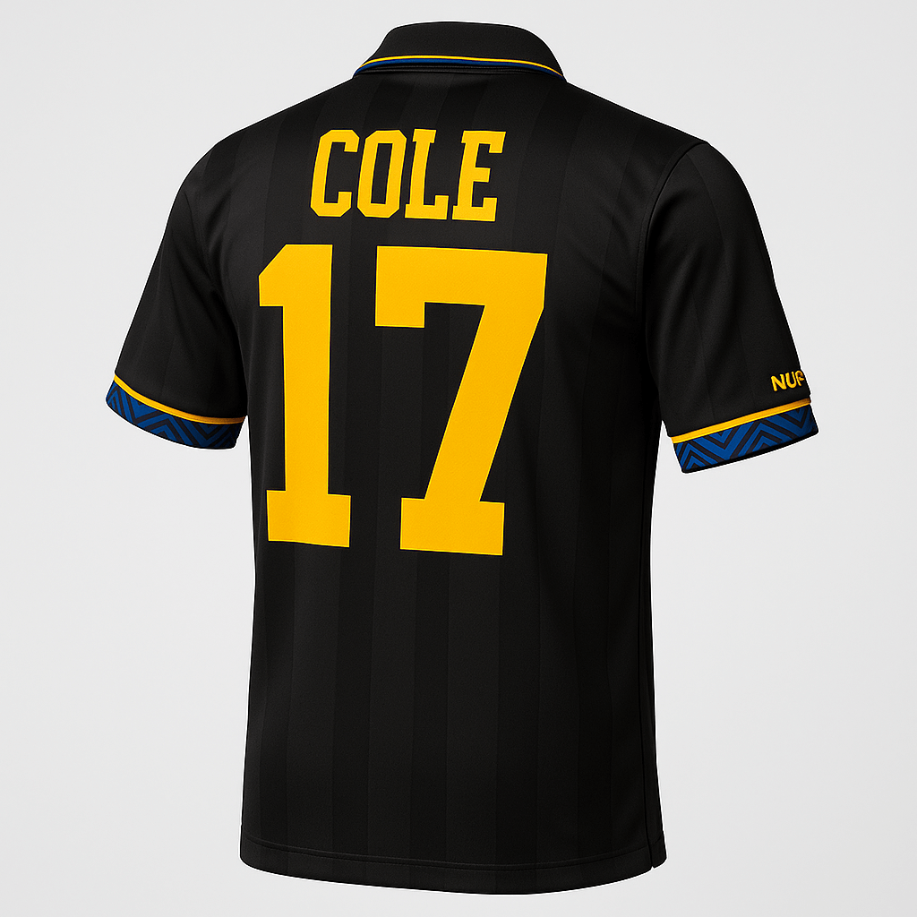 1993–95 Manchester United Away Cole #17