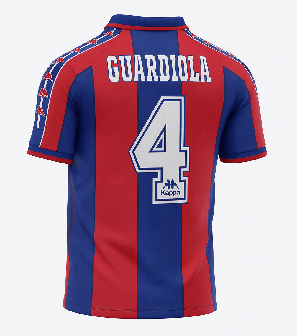 1995–97 Barcelona Home Guardiola #4