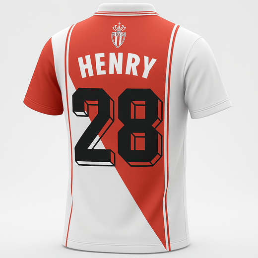 1996–97 AS Monaco Home Henry #28