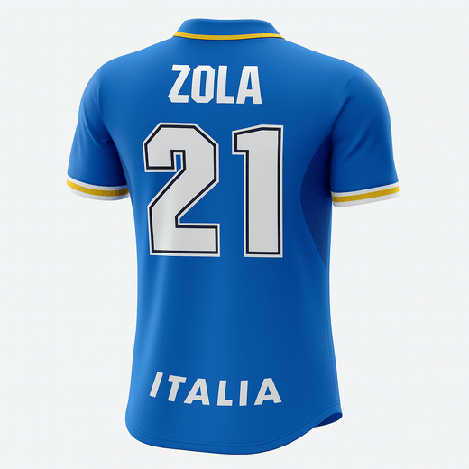 1996–97 Italy Home Zola #21