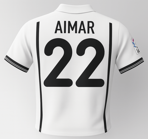 2000–01 Valencia Home Aimar #22