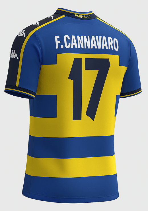 2001–02 Parma Home F. Cannavaro #17