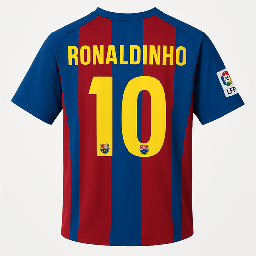 2004–05 Barcelona Home Ronaldinho #10
