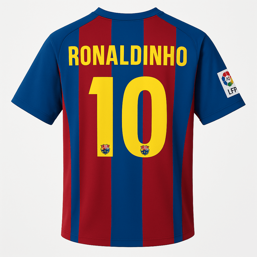 2004–05 Barcelona Home Ronaldinho #10