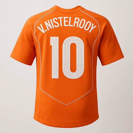 2004 Netherlands Home V.Nistelrooy #10
