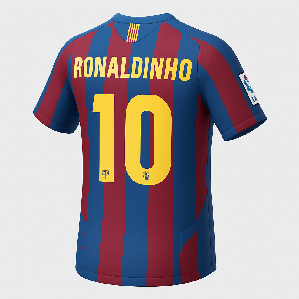 2005–06 Barcelona Home Ronaldinho #10