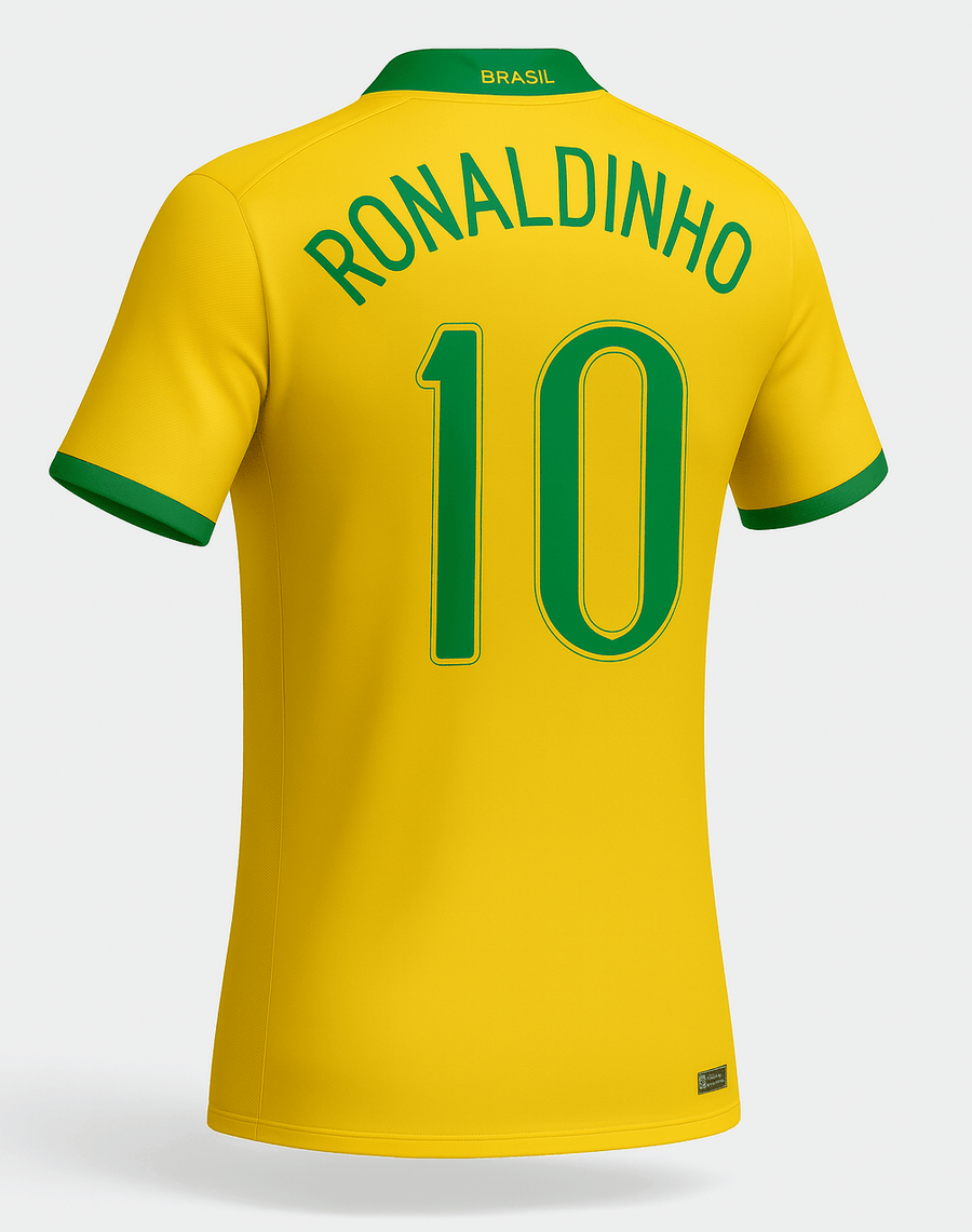 2006 Brazil Home Ronaldinho #10