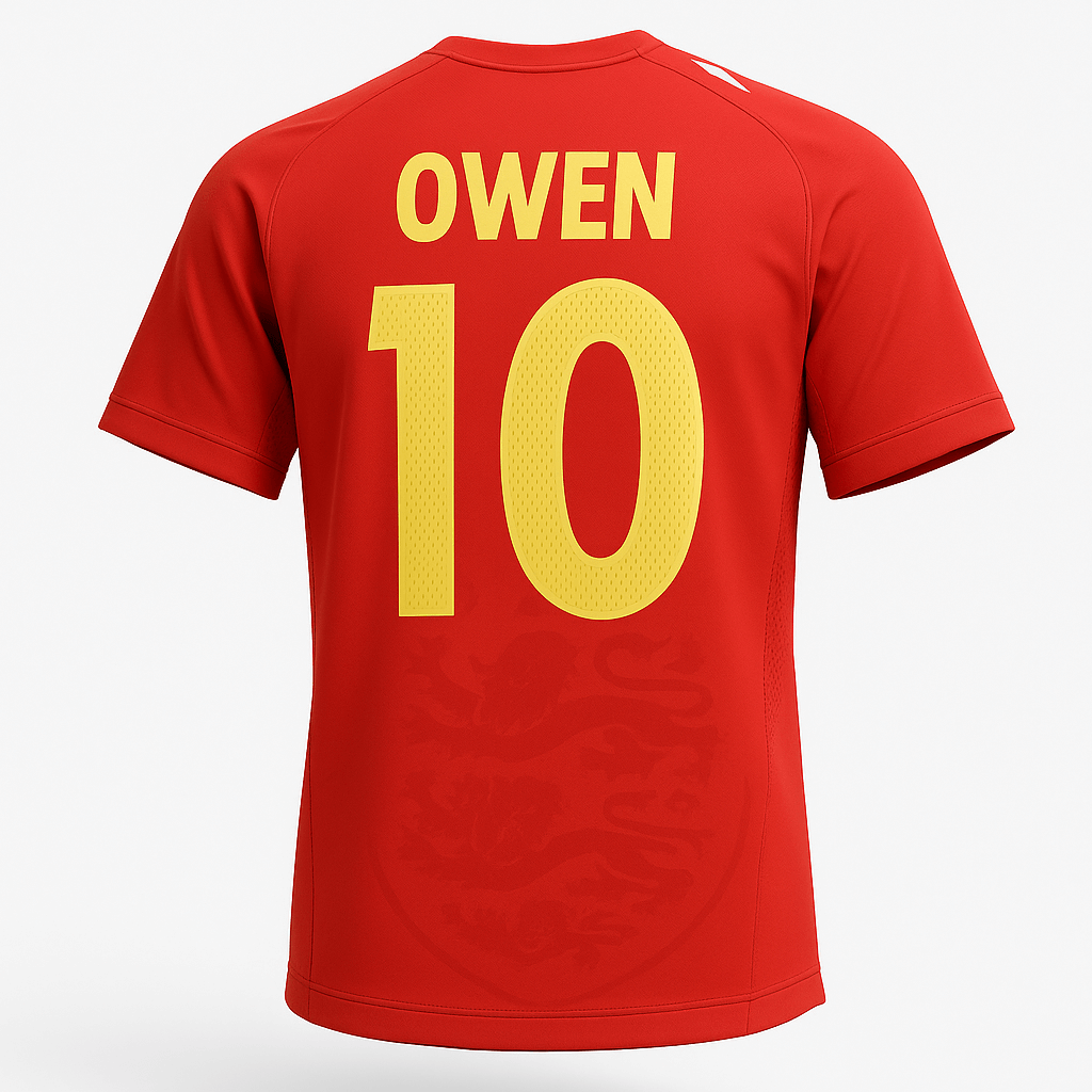 2006 England Away Owen #10