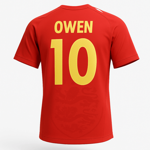 2006 England Away Owen #10